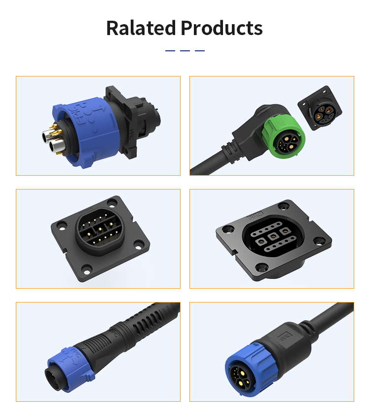 Electric Motorcycle Bicycle Ebike Battery Connector Stackable Battery Pack Connector 3+10 Pin