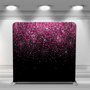 Wedding Display Stand Aluminum Tension Fabric Photo Booth Backdrop 8ft