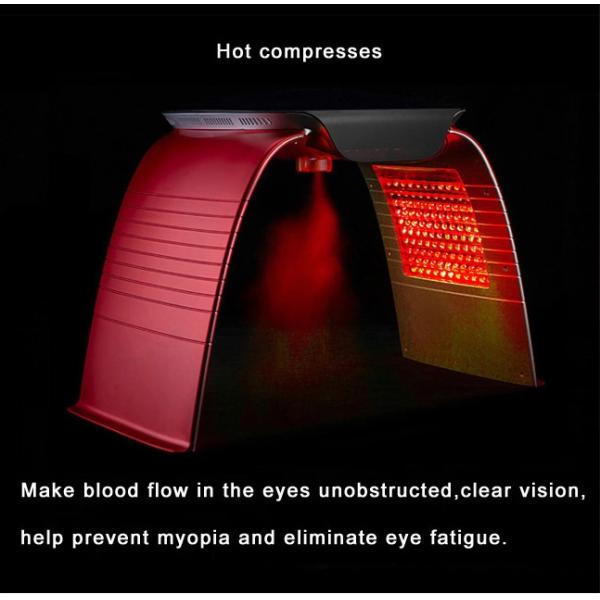 Portable Facial Beauty PDT LED Light Therapy Machine ABS Material