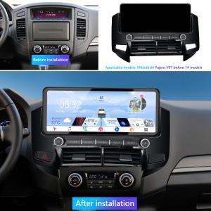 China 12.3Inch Universal Car Head Unit Mitsubishi Pajero V97 Dashboard Big Screen Car DVD Player on sale
