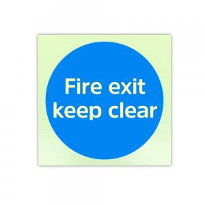 Buy cheap OEM Photoluminescent Fire Signs Self Luminescent Exit Signs For Fire Door Keep Shut product