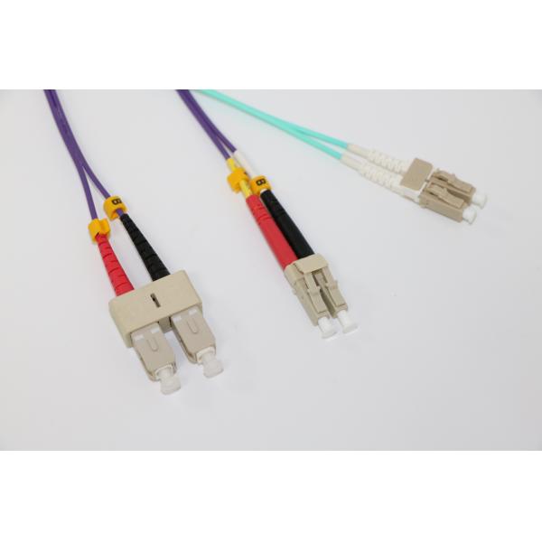 LC-SC Single Mode1.6mm, 2.0mm, 3.0mm Duplex Fiber Optic Patch Cord