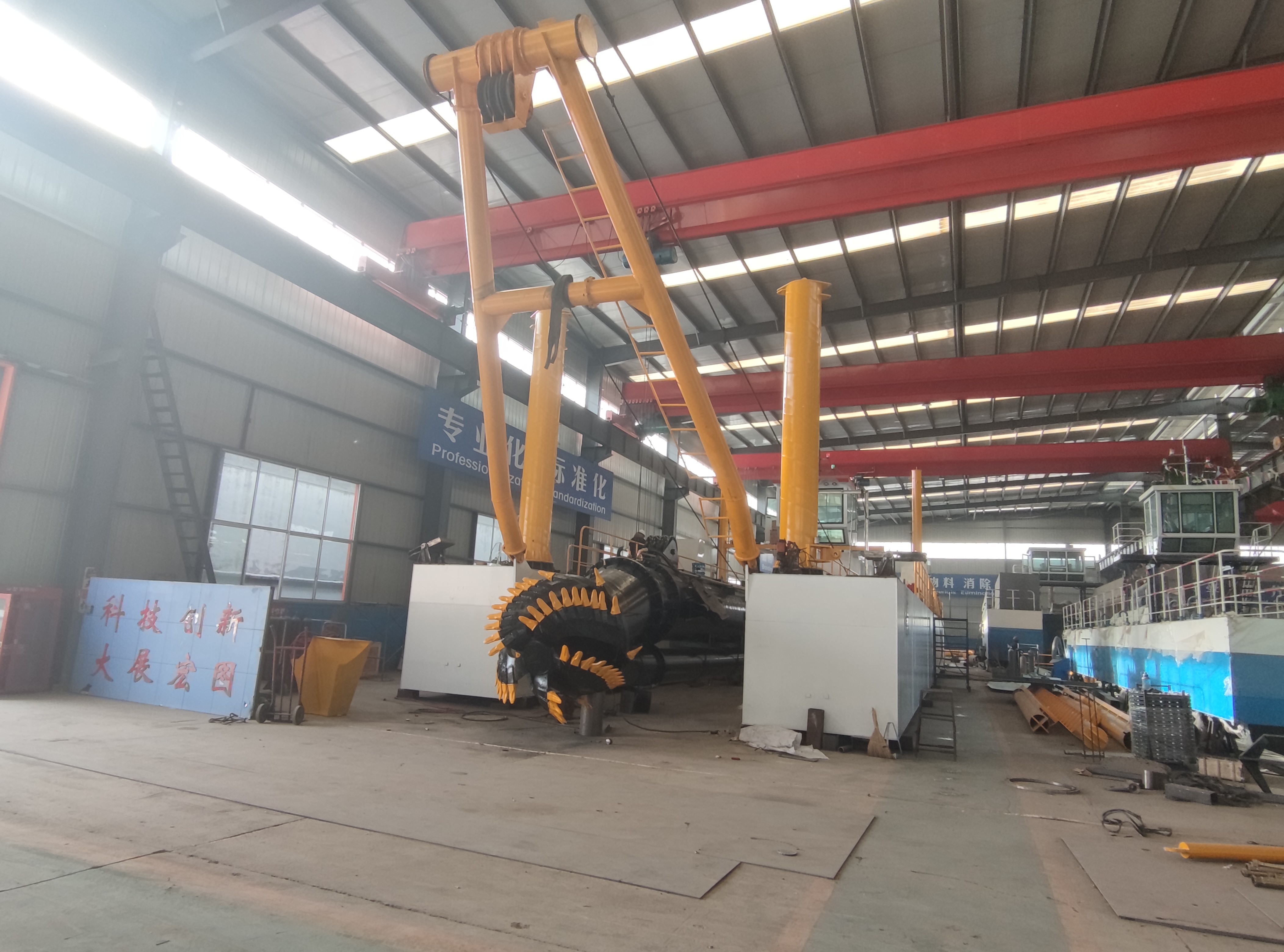 Sand Dredging Machine 40 Pieces 6mm steel plate pump model hydraulic motor