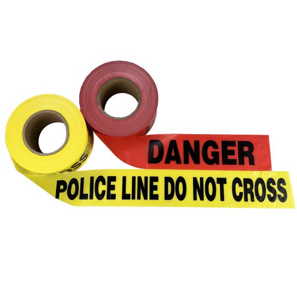 Red Danger Tape Material Polyethylene Plastic Barrier Tape