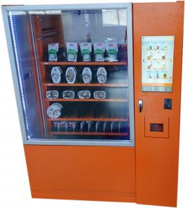 Buy cheap Intelligent Salad Vending Machine With Cashless Payment Device And Advertising Screen No Touch Payment Option product