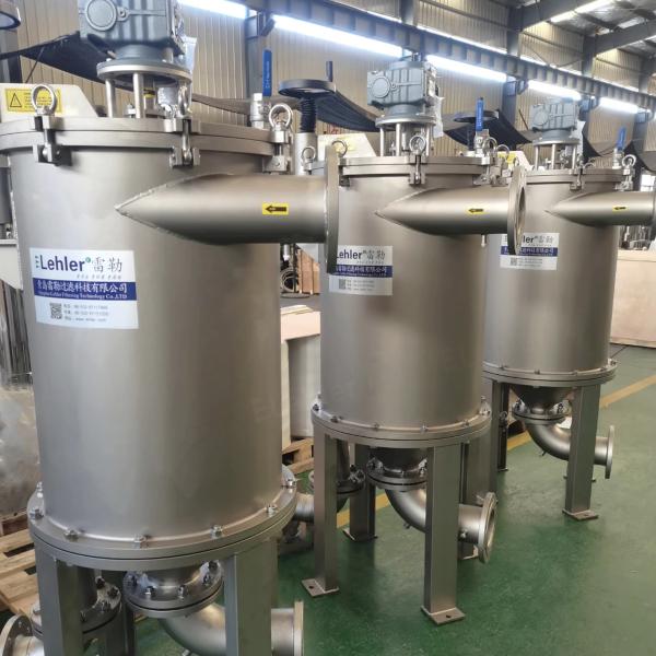 Mirror Polish Automated Backwash Screens With Flanged / Threaded Inlet / Outlet Connection