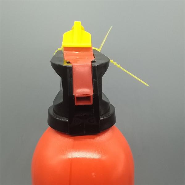 Aerosol valve assembly showing internal mechanism