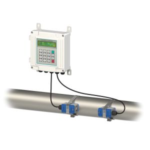 Buy cheap Industrial Ultrasonic Flow Meter Doppler With Transducer Pipeline product
