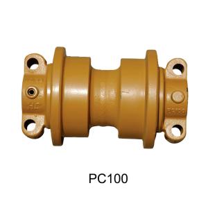 Buy cheap Yellow Smooth Finish Bulldozer Track Roller Pc100 product
