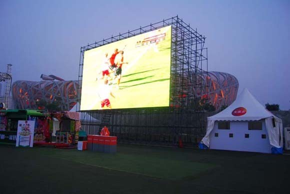 Buy cheap Outdoor Concert 850W P10 Dj Booth LED Display 6800nits 320*160mm product