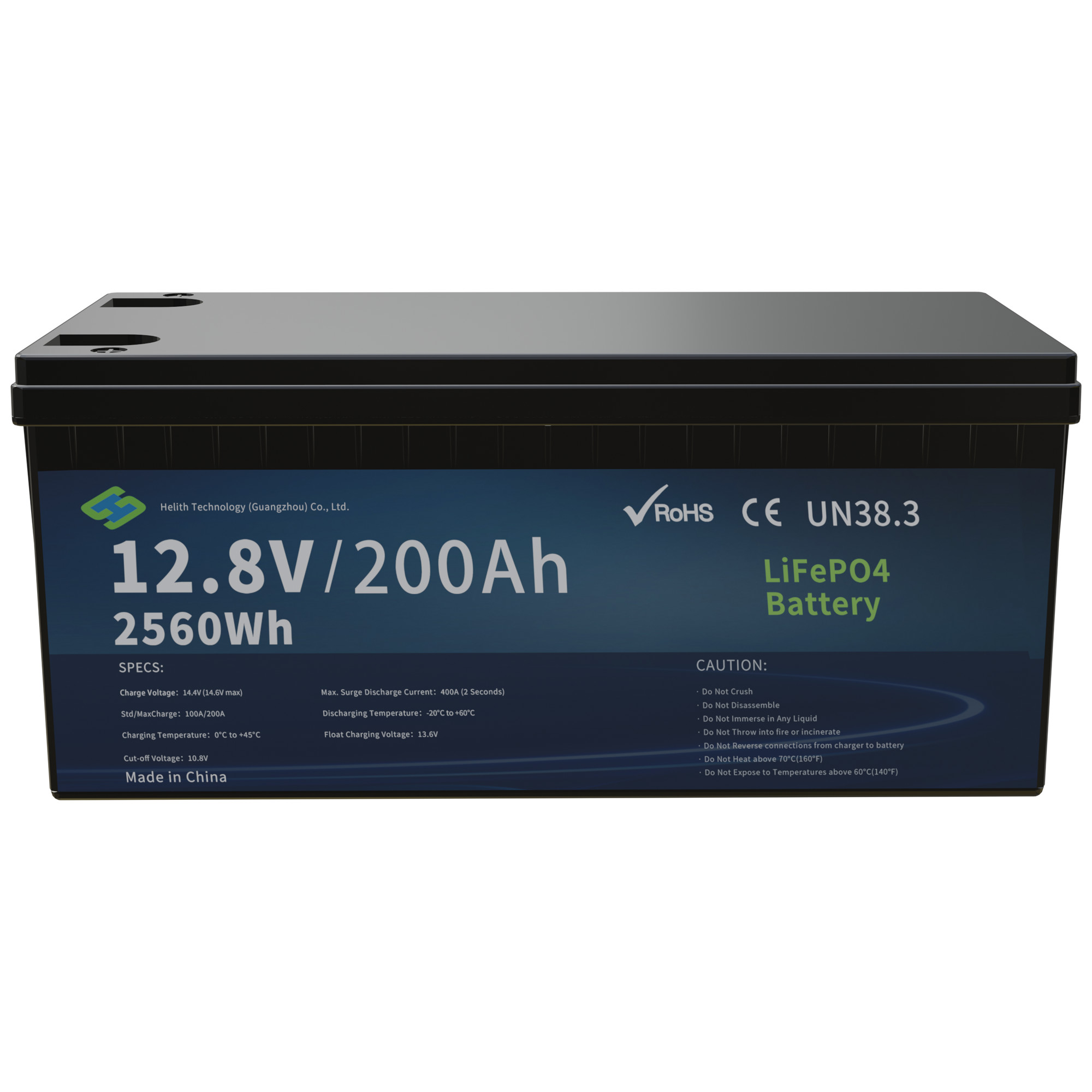 32650 Marine 12V LiFePO4 Lithium Battery Multipurpose 522x240x218mm