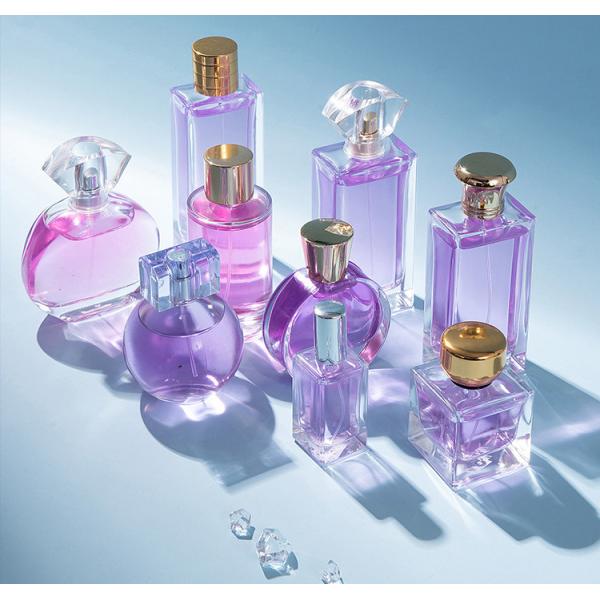 Empty Perfume Spray Pump Glass Bottle 50ml Magnetic Cap