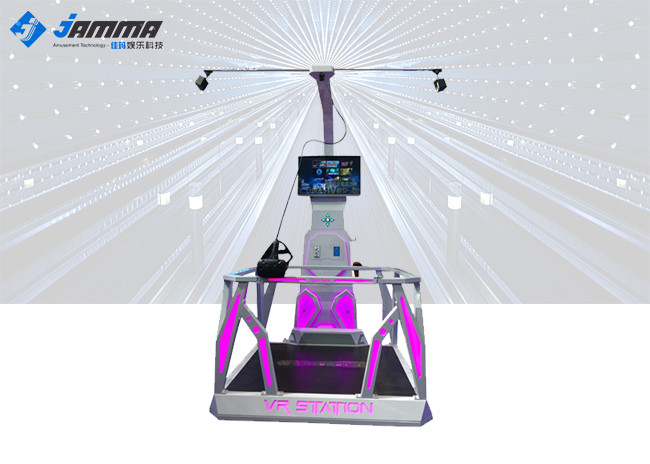 Standing Virtual Reality Platform Single Player Interactive Game Machine