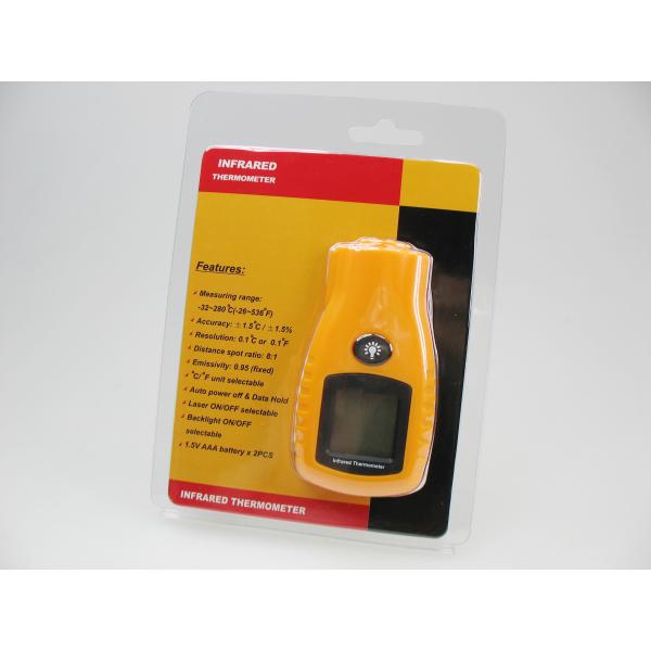 New Mini LCD Non-contact Digital infrared thermometer pocket laser temperature thermometer -32~280C (-26~536F) 500ms