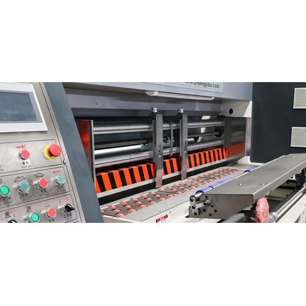 Corrugated Carton Flexo Printing Machine 2 Color With Die Cutter