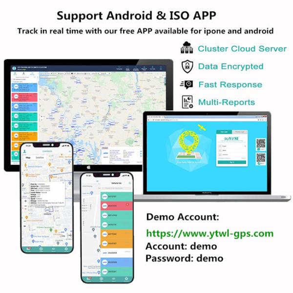 Smart 4G GPS Tracker Fleet Management Easy Hidden Remotely Cut Off