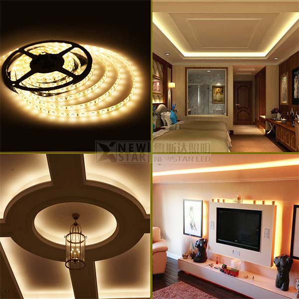600leds white 3000k Constant current 120leds/m 2835 dc24v LED Strip 12VDC cc strip light with 5sdcm