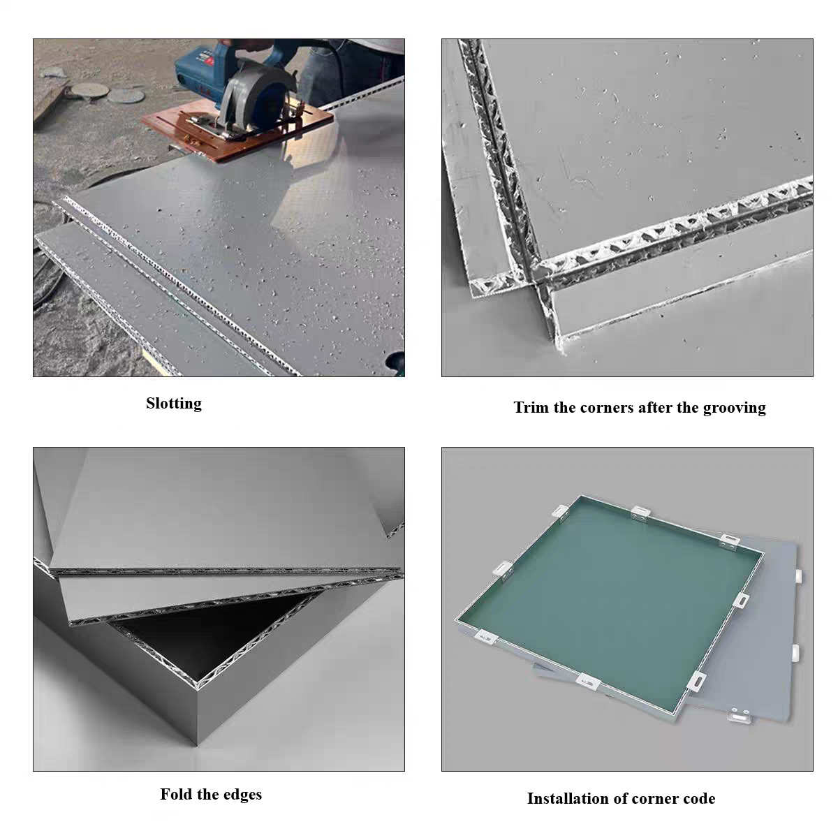 High Corrosion Resistance Aluminum 3D Panel For Exterior A2 Class Fire Rate