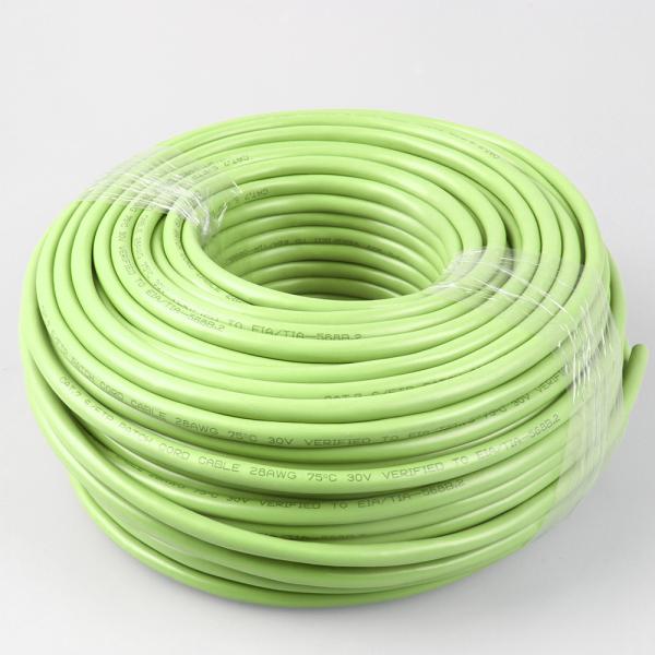 Copper PVC LSZH Cat7 Lan Cable Length 100m Multipurpose PE Insulation