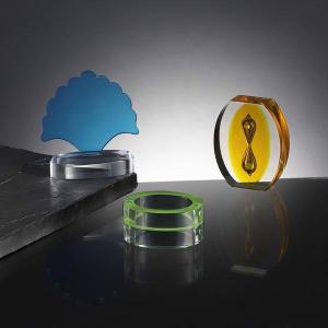 China perspex / Acrylic paperweights on sale
