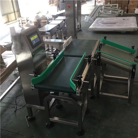 Check Weigher Machine INCW-FS20 20kg 10g High Precision In Line Checkweigher with alarm 10-40M/Min for egg shaped item