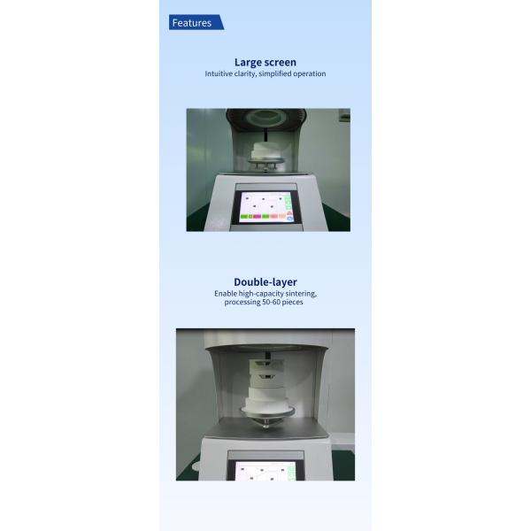 3500W Dental Lab Furnace 220V 110mm Zirconia Sintering Dental Ceramic Furnace