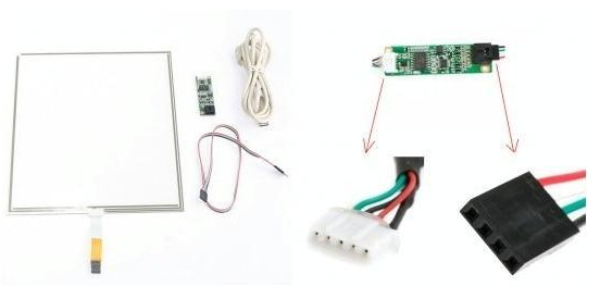 17" 17.3" 18.4" 4 Wire Resistive Touch Panel