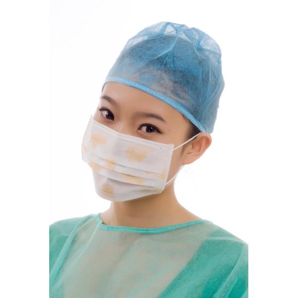 Breathable One Time Use Odorless Meltblown Nonwoven Face Mask With Earloop