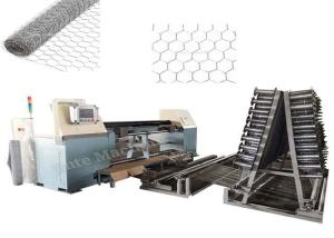 Buy cheap CE PLC Control Architecture Hexagonal Wire Mesh Machine product