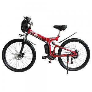 Buy cheap 13Ah 26 Inch Folding Electric Bike , Smlro Electric Bike  60km Per Power product