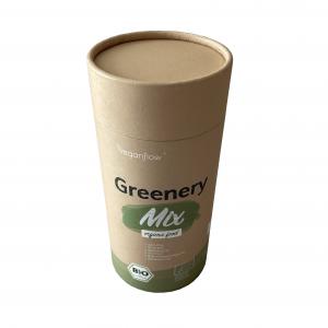 Buy cheap Rolled Lid Kraft Paper Tube Packaging With Colorful Inside Printing product