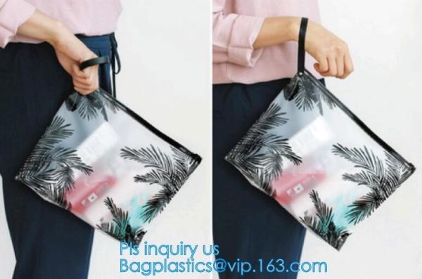 Quality Custom waterproof pvc slider zipper wet bikini bag, zipper lock slider bag/resealable pvc slider zip poly bag, resealabl for sale