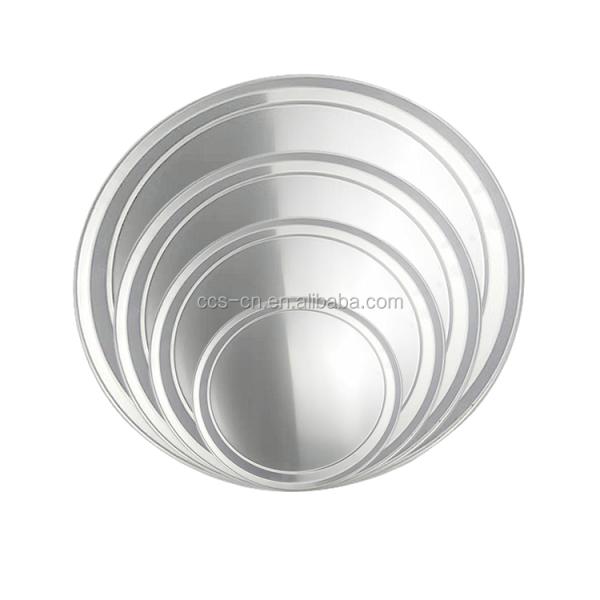 6 inch-20 inch aluminum pizza tray pizza pan baking tray round pizza tray