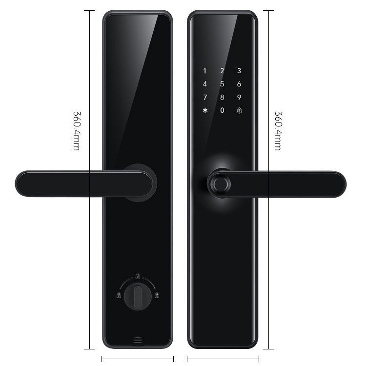 Waterproof Tuya Wifi Door Lock With Fingerprint And Password