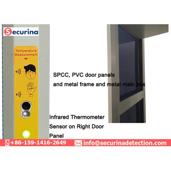 Voice Broadcast Walk Through Security Detector Clinical Infrared Thermometer