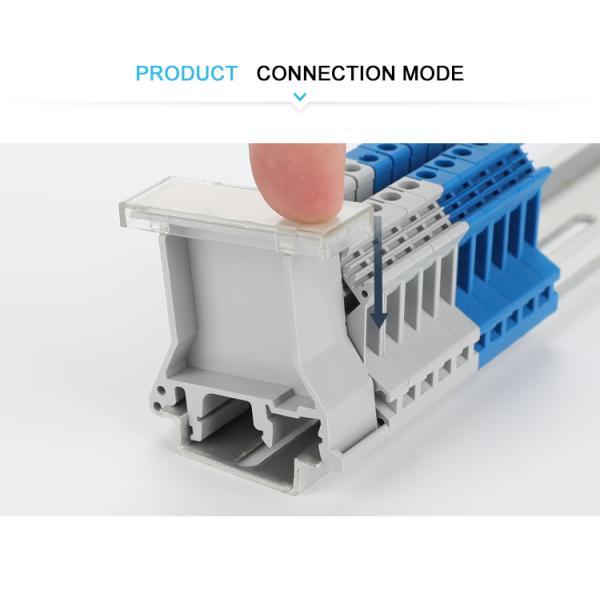 JB2 JUBE/D Screw Down Wire Terminals , Modular Terminal Block Strip Marker Carriers Marking Print Label