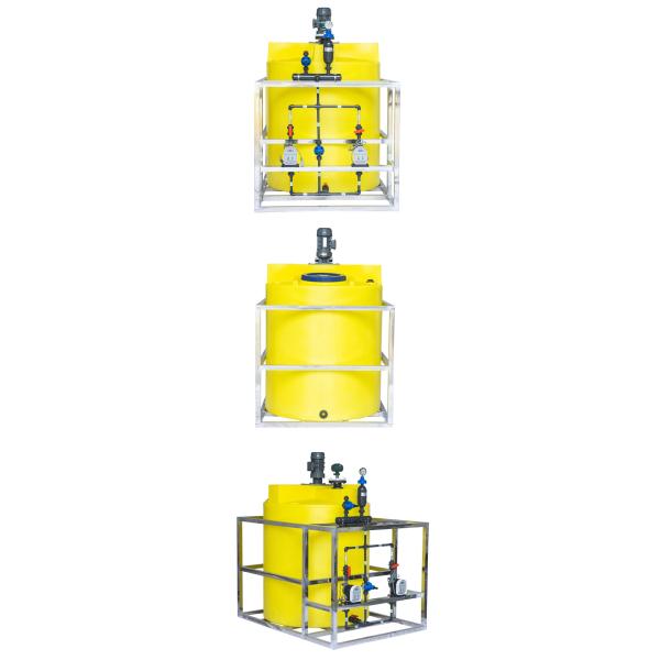 PAC/PAM Automatic Dosing System Integrated For Dissolving Dosing And Stirring