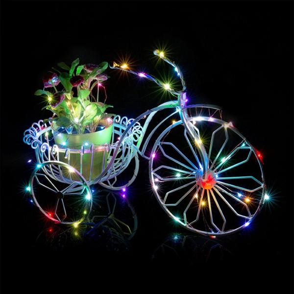 Mini LED String light 2M Silver Wire Fairy Lights for Garland Home Christmas Wedding Party Decoration Powered by CR2032