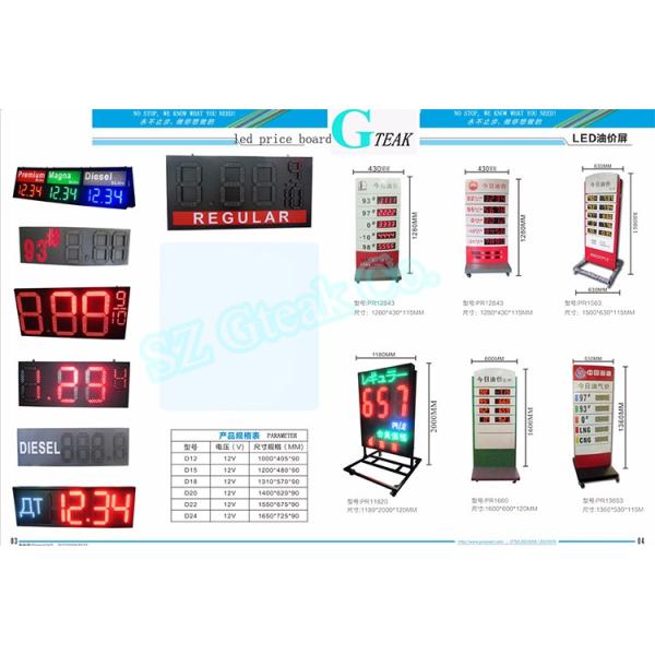 customized large 7 segment led display 5 digits