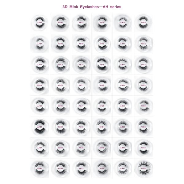 Natural mink lashes 3d eyelash 100% handmade eyelashes for women's makeup