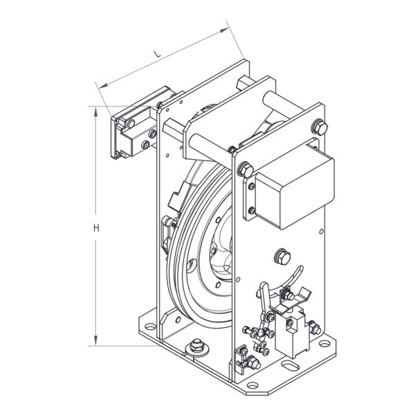 2.5m/S Elevator Overspeed Governor Rope 200mm Sheave Diameter
