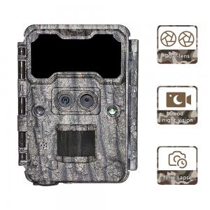 Buy cheap Native 13MP CMOS Dual Lens Trail Camera Hunting Camera 0.3s Nigh Vision Wildlife camera product