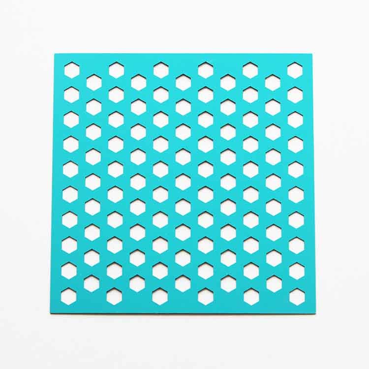 Buy cheap Carbon Steel Hexagonal Hole Perforated Sheet For Screens product