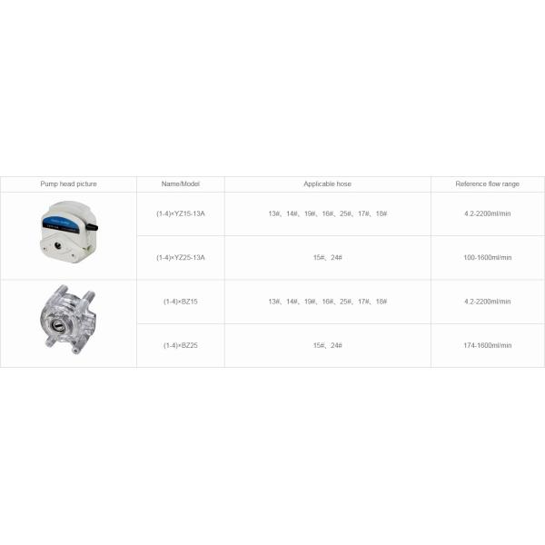 RS485 communication compact size peristaltic pump BT300J-3A