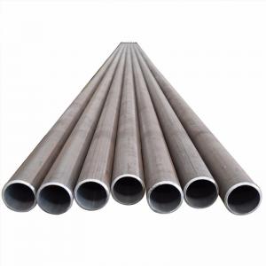 China ASTM A53 Black Iron Pipe , Welded Sch40 Steel Pipe For Building Material on sale