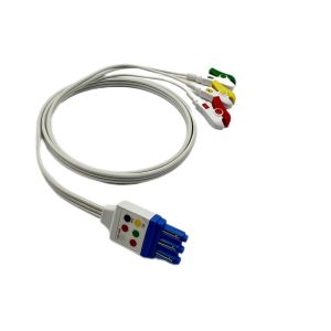 Compatible PH Disposable ECG Lead Wires 3 / 5 Lead 989803173131