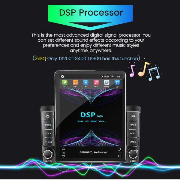 Split Screen Function Universal Car MP5 Player for 9.7 inch Android Navigation Screen