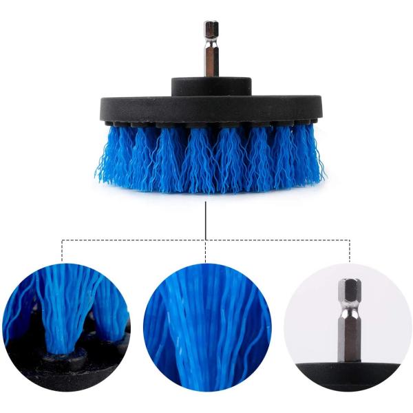 Durable 10cm Drill Cleaning Brush Kit 24pcs Multifunctional