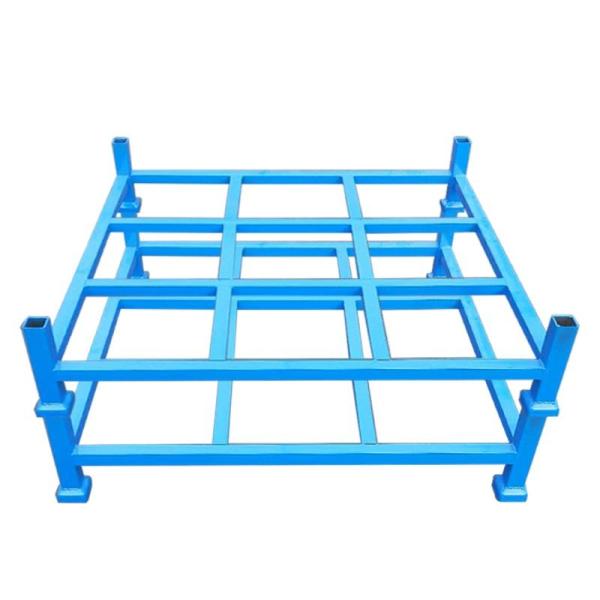 1500kg Stacker Rack Steel Q235B Stackable Tire Racks Green Portable