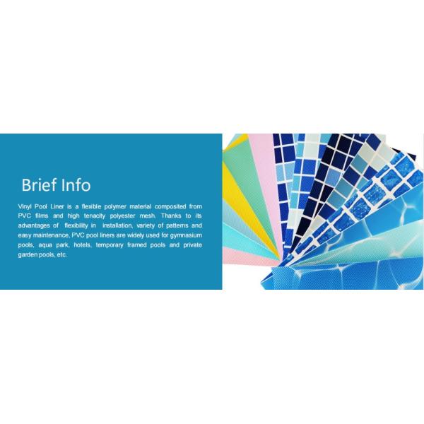3D Texture Design 18x33 Pool Liner 25m Mosaic Light Blue Pool Liner